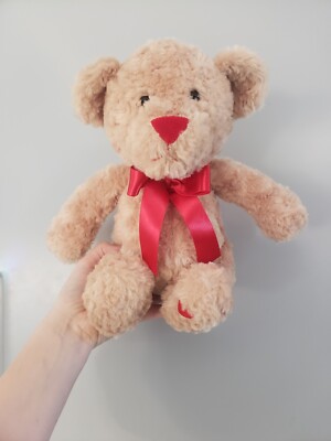Tesco Love Heart Teddybär weiches Plüschtier 11 Zoll Neu 