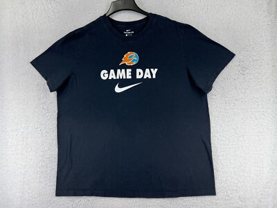 Nike Shirt Adult 2XL XXL Black Game Day Phoenix Swoosh Short Sleeve Crew Neck