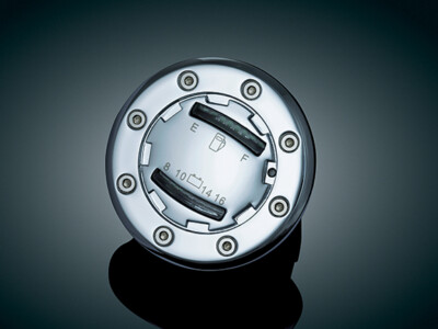 Kuryakyn Chrome Informer L.E.D. Fuel & Battery Gauge for Harley Models