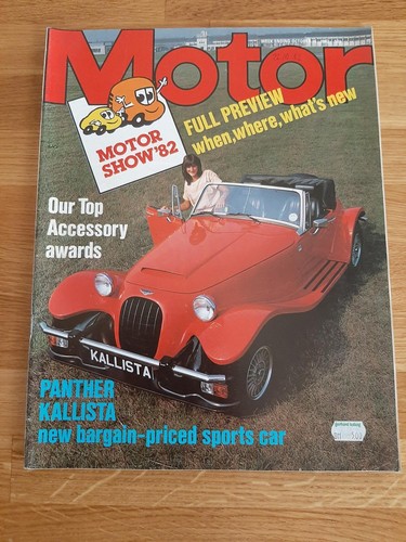 Motor 13.10.1982 Range Rover - Mercedes 280 GE -  Panther Kallista