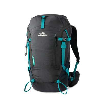 best 45 liter hiking backpack High Sierra Pathway 2.0 45 L Black Green Hiking Camping Trail Backpack