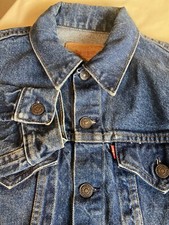 Unisex Kids Levis Red Tab Denim Jean Jacket- Size 16- Excellent Condition