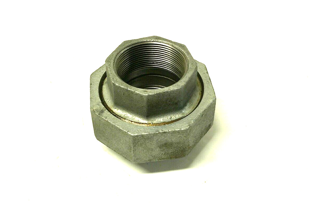 2" 300 Threaded NPT Union Galvanized Malleable Iron Pipe Fitting MI04095GMI