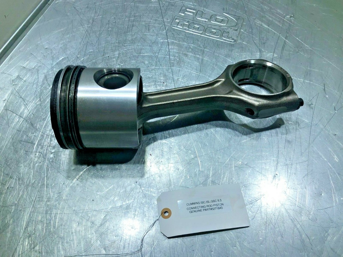 Cummins ISL, ISC 8.3 DIESEL ENGINE CONNECTING ROD 5271843 PISTON