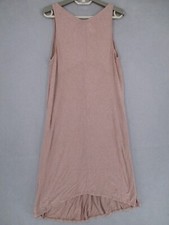 Zimmermann Dress Womens 1 Red Beige Knit Stretch Striped Sleeveless Pockets