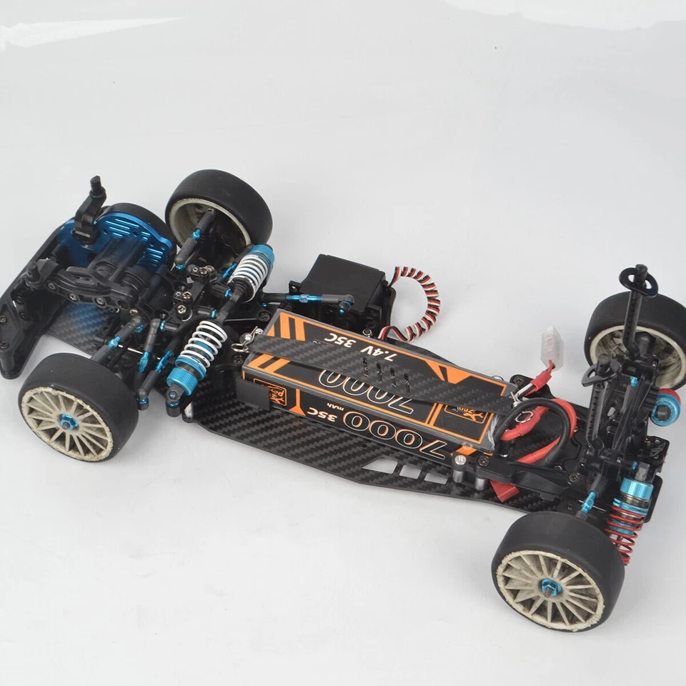 Custom Carbon Lower Deck Chassis Kit for Tamiya FF03 FF-03 Pro Upgrades Parts - Image 4 of 4