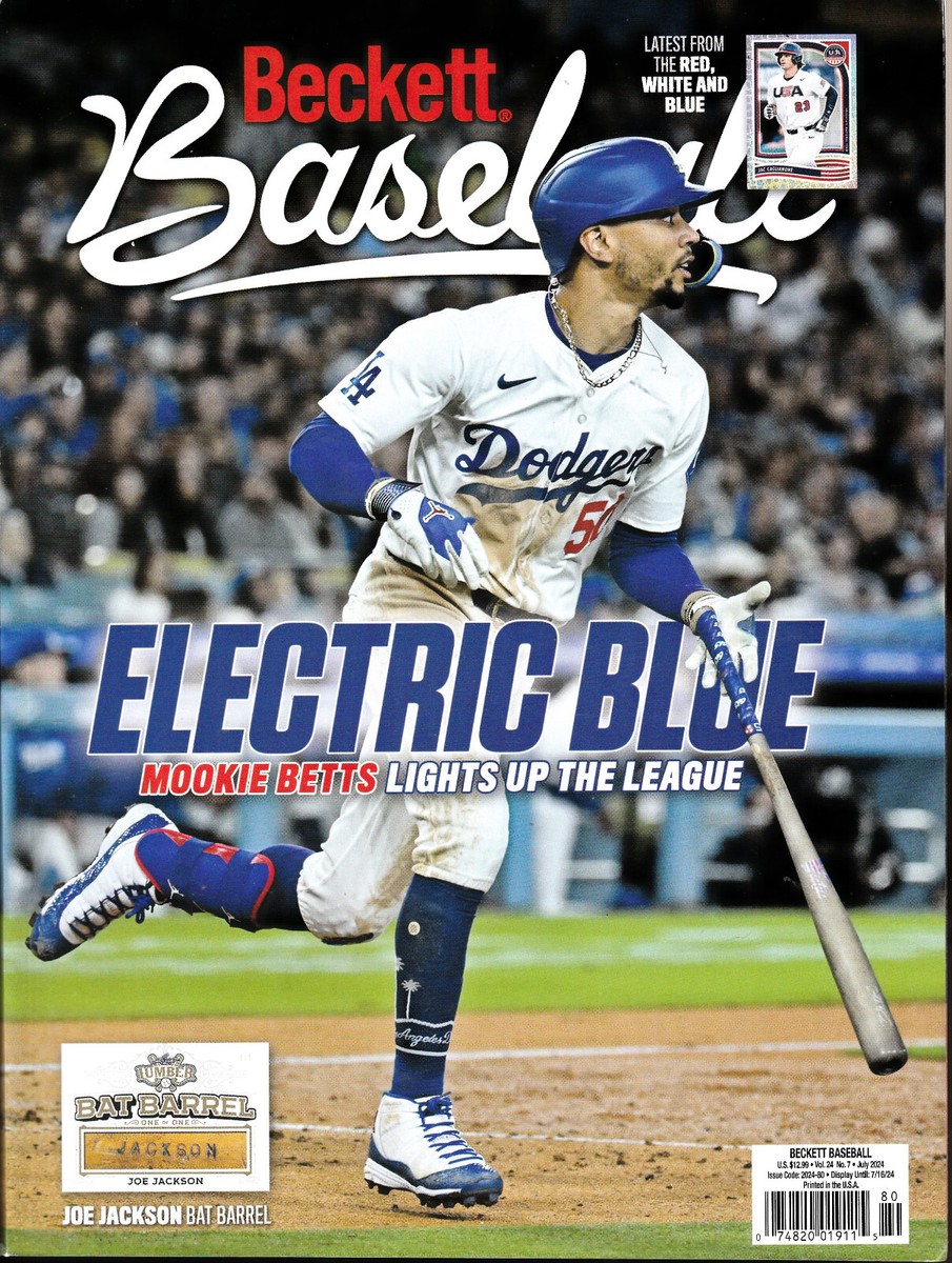 Beckett Baseball Magazine, Electric Blue July, 2024 Vol, 24 Beckett Baseball Magazine, Electric Blue July, 2024 Vol, 24