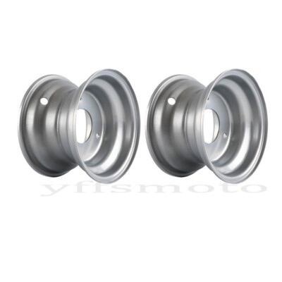 2pcs 6'' 3 Lug Wheels Rims for 145x70-6 GoKart ATV Quad Buggy Scooter Trike Bike