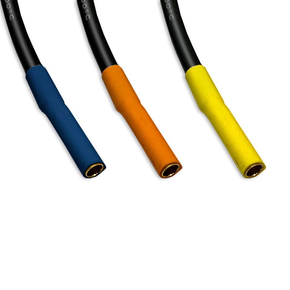 Bala hembra de 4 mm a bala macho de 6,5 mm cables de extensión ESC 10 AWG 200C SILICONA Foto 3 de 4