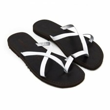 Ciabatte infradito uomo PELLE e cuoio per il mare e TEMPO LIBERO Taranta Bianco