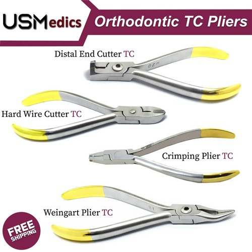 Orthodontic TC Pliers Ligature Cutters Hard Wire Tooth Braces Pliers