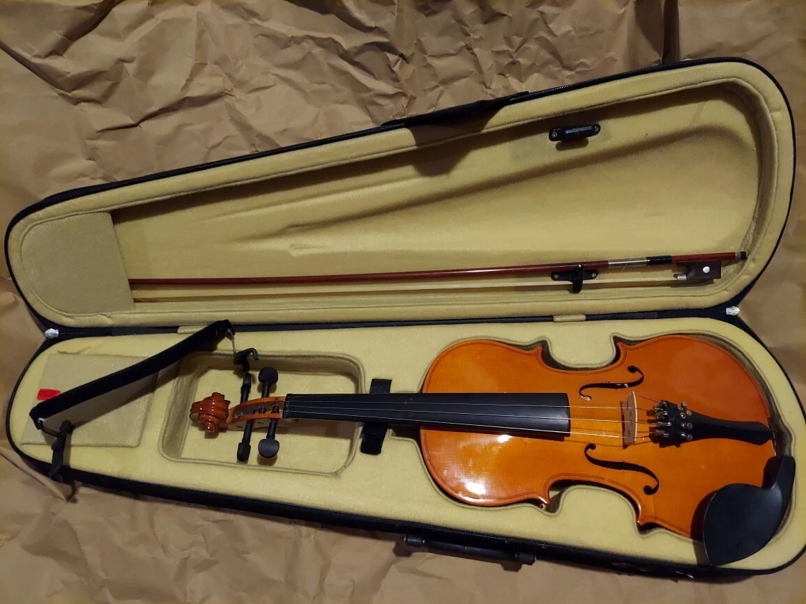 Rothenburg Sized 4 4 violin Germany with Bow Case Good Condition