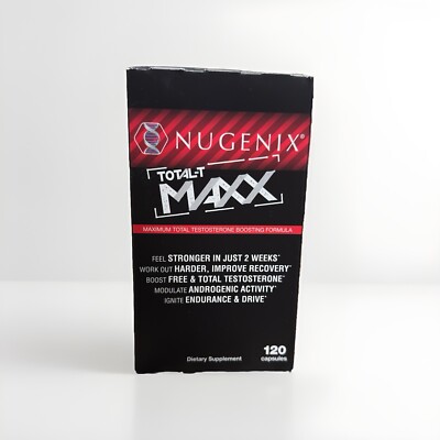Nugenix Total-T Maxx - 120 Capsules - EXP 12/26 (Retails Price $169.99!)