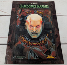 Warhammer 40K Codex Chaos Space Marines Games Workshop Book 1999 Army Painting