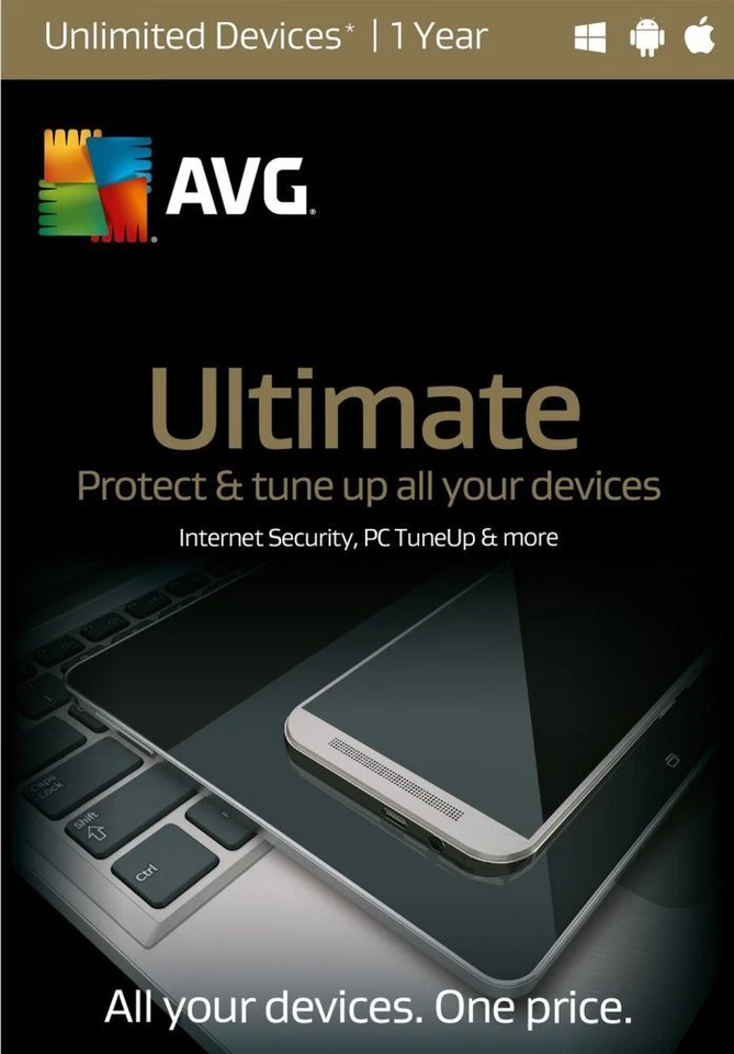 AVG ULTIMATE 2016 UNLIMITED DEVICES 1 YEAR WINDOWS MAC ANDROID BRAND NEW SEALED! - Image 4 of 4