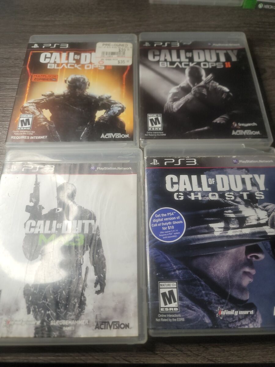 Call of duty ghost & black ops 2 ps4, Video Gaming, Video Games