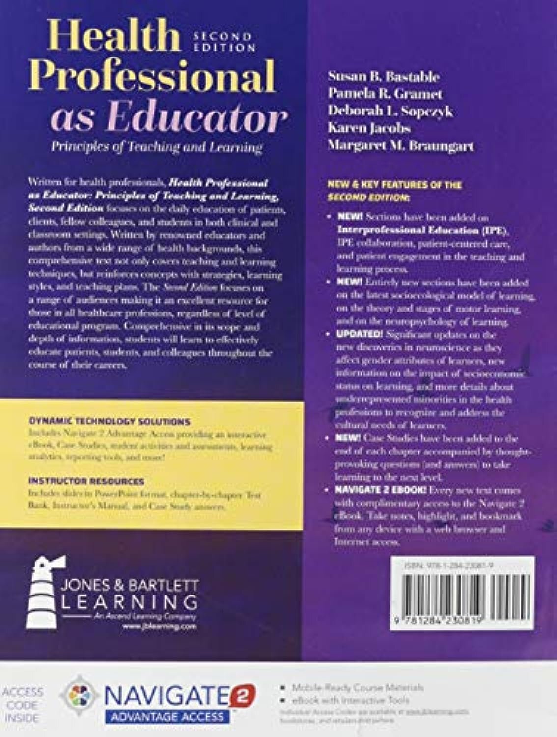 Health Professional as Educator Principles of Teaching and Learning