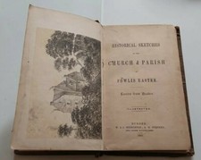 Church & Parish of Fowlis Easter, Routes from Dundee 1865, illustrated, Signed 