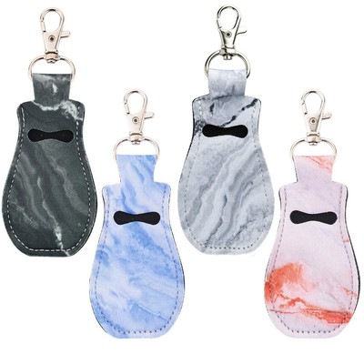 CM Clip-on Chapstick Sleeve Lip Balm Holder Neoprene Lipstick Holder Keychain...