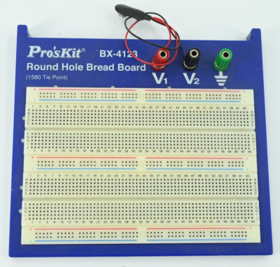 Pro'sKit BX-4123 Round Hole Breadboard 1580 Tie Point with Edge