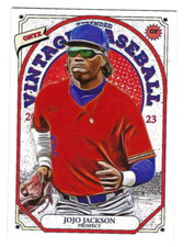 JOJO JACKSON 2023 ONYX VINTAGE EXTENDED BASEBALL PROSPECT CARD