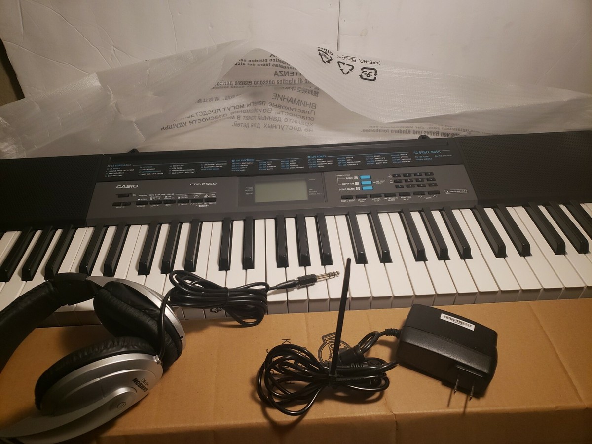 【キーボード】CASIO CTK-2550 美品 Amazon.com: Casio CTK-2550 PPK 61-Key Premium Keyboard Pack