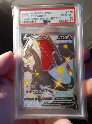 PSA10 Gem Mint Pokemon Champions Path Secret Rare Shiny Charizard