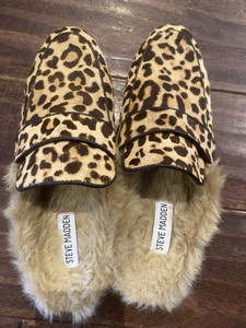 steve madden cheetah mules