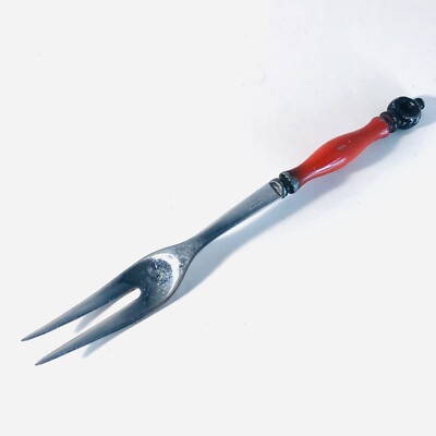 Vtg 10  Hagen Edelstahl Made in Germany Meat Fork Reenactment/ Ren Faire