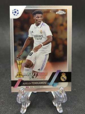 2022-23 Topps Chrome UEFA Club Competitions #124 Aurelien Tchouameni FS