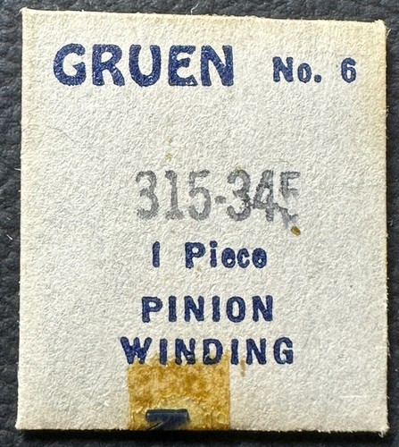 Pièce Horlogerie Gruen 421 405 - Pignon Canon - New Old Stock (neuf)
