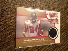 2005 BOWMAN FABRIC OF THE FUTURE RODDY WHITE ROOKIE JERSEY RELIC RC GOLD /100!!!