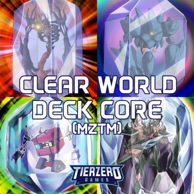 YuGiOh Clear World MZTM 21 Card Deck Core Bundle