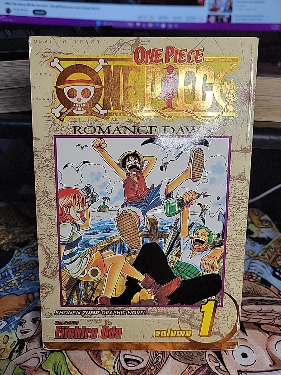 One Piece Volume 1 Shonen Jump Gold Foil Manga Book English (5th