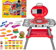 Sizzlin' Grill Playset with Lights  Sounds, 17 Accessories, BBQ Toys for Boys 