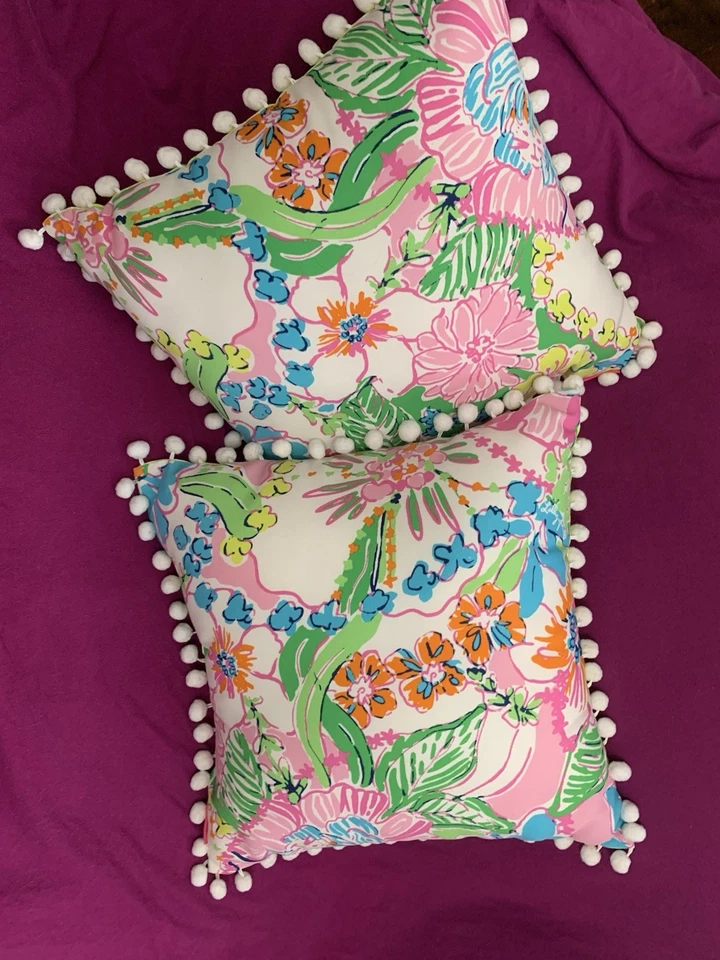 NEW Lilly Pulitzer X Target Outdoor Pillows! - Image 3 of 4