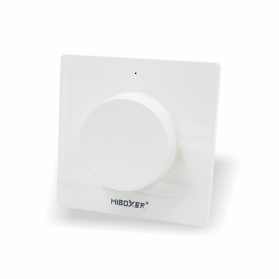 MiBoxer Wand-Drehschalter Panel LED CCT - DIM 2.4GHZ Batterie 3V(CR2032) | K1