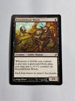 Magic the Gathering MTG Lorwyn KNUCKLEBONE WITCH