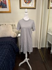 Women's Old Navy NWT Gray Crew-Neck Mini T-Shirt Dress- Size XS