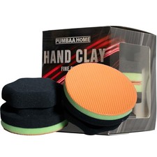 2 Pcs Synthetic Clay Bar Pads for Car Detailing, Decontamination  Smooth Finish