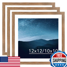 JCJMY 12x12 Picture Frame Set of 3 w/ 10x10 Mat for 30x30cm Diamond Art