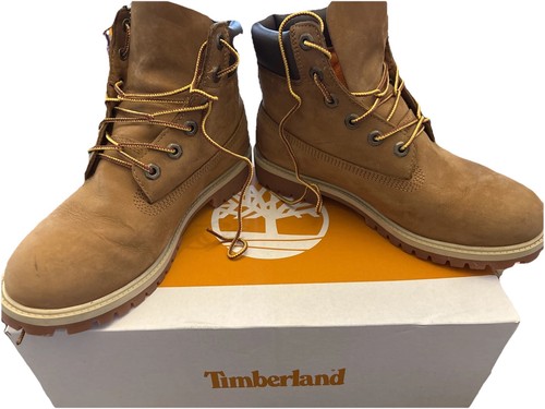 Juniors 6.5 M Timberland boots pre owned Rare Rust Nubuck color | eBay