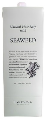 Lebel Cosmetics Natural Hair Soap Shampoo Seaweed - 1600ml