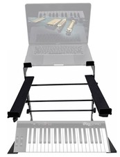Rockville Doppio Scaffale Portatile + Supporto Controller per IK Multimedia iRig Keys Pro 37