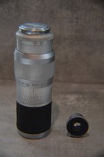 Leica Leitz Wetzlar Hektor 13.5cm 135mm f/4.5 Screw on Lens with view finder