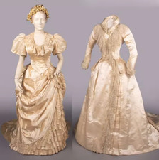 1880s Wedding Costume Victorian Georgian Duchess Afternoon Visiting Rococo