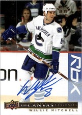 2020-21 SP SIGNATURE EDITION LEGENDS UD CANVAS AUTOGRAPH WILLIE MITCHELL AUTO