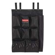 Rubbermaid Commercial 2202582 9-Pocket Cart Organizer - Black (6/Carton) New
