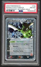 Pokemon Card PSA 8 Rocket's Scyther ex 102/109 EX Team Rocket Returns Holo on eBay
