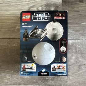LEGO Star Wars 9676 TIE Interceptor & Death Star Series 1 65pc Complete Set